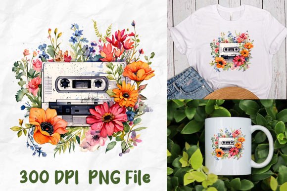 Download Old School Cassette Tape Wild Flower - Cassette tape Collection