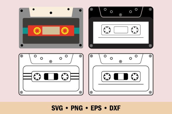 Download Retro Cassette Tape Bundle - Cassette tape Collection