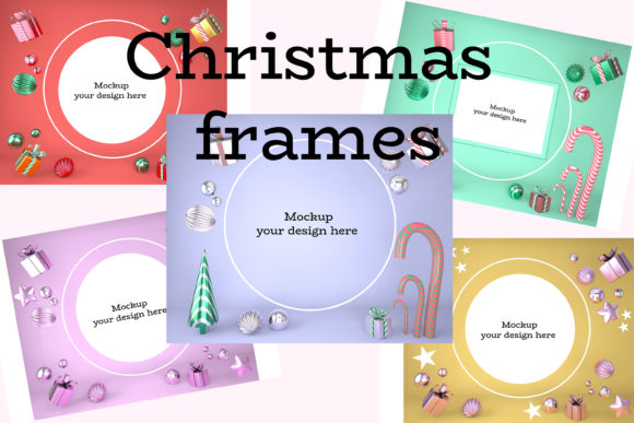 Download Christmas Frame with Holiday Decorations - Holiday decorations Collection